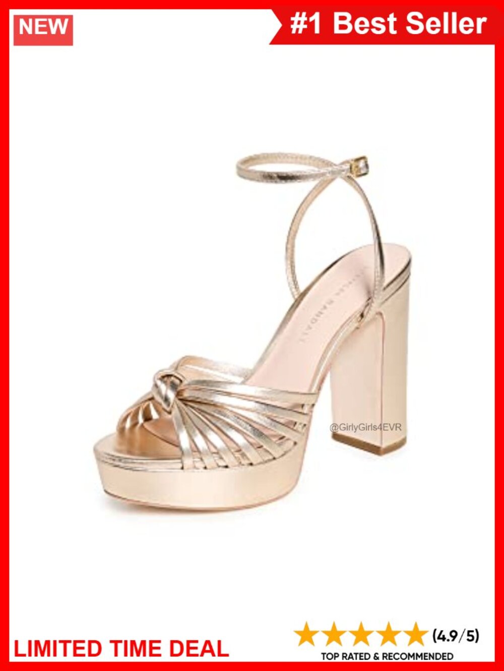 Leather Knot Platform Sandals Open Toe Buckle Evening Wedding Shoes
